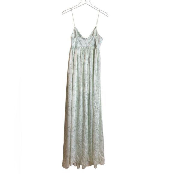 Sachin & Babi Jessica Gown in Jade Rose Watercolor Size 6 NEW - Picture 12 of 13